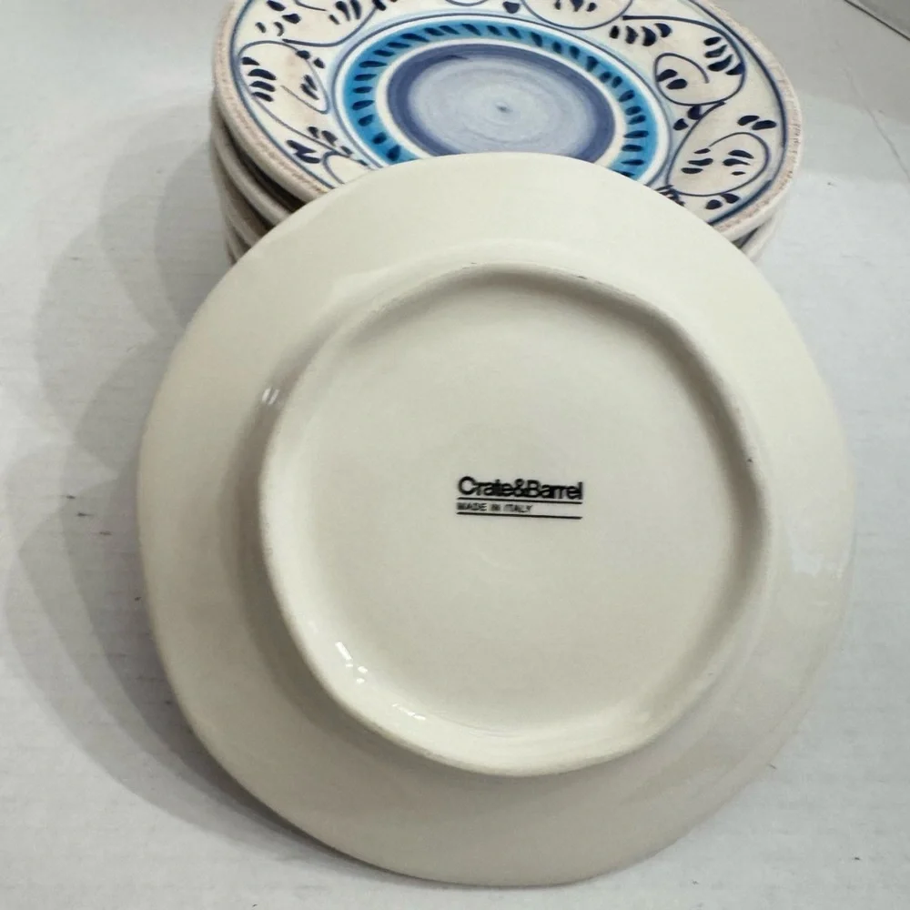 LOT of 4 Crate & Barrel ROVELLO 7